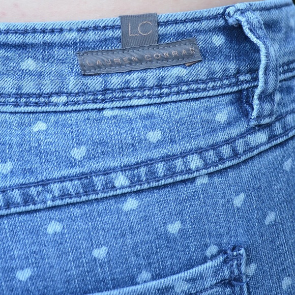 Lauren Conrad Heart Print Crop Jeans - Picture 5 of 5